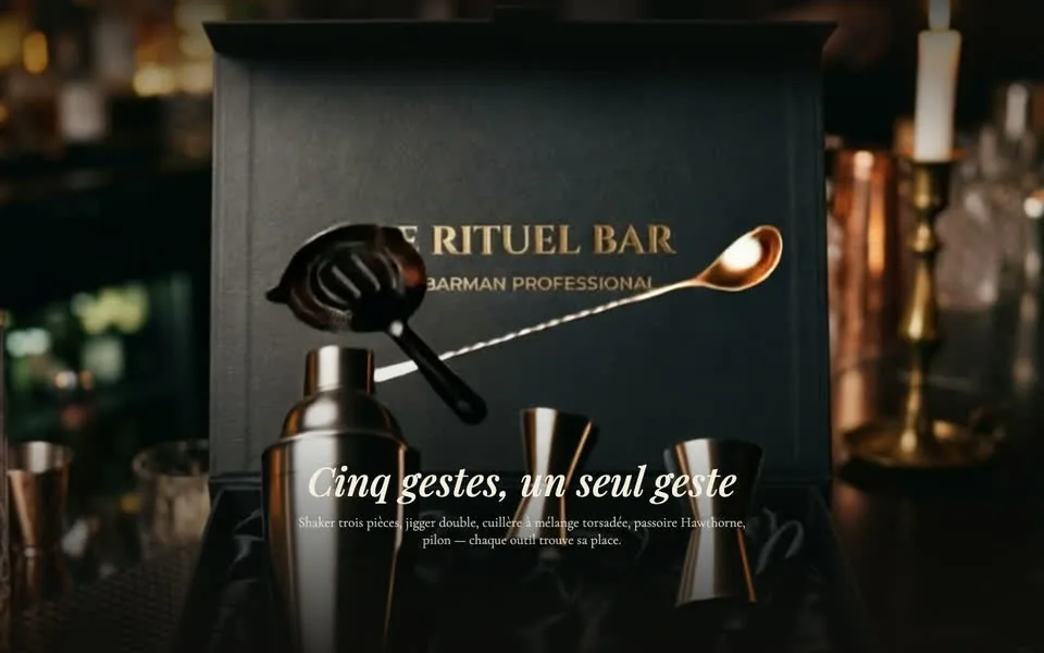 Démo Le Rituel Bar — boutique immersive