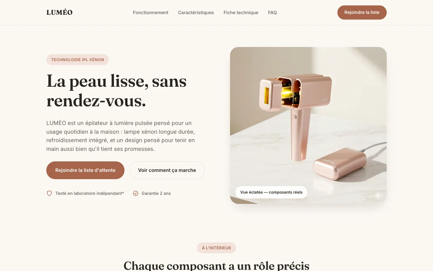 Démo LUMÉO — site vitrine simple